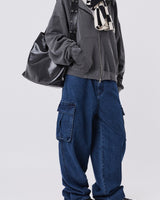 [Raucohouse] Grommet wide-strap shoulder bag (UNISEX) 新商品 韓国人気 韓国ファッション ストリートファッション ショルダーバッグ デイリーバッグ 学生バッグ - コクモト KOCUMOTO