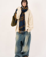 [Raucohouse] Henry neck hooded warmer ribbed over knit 3色 dailylook - コクモト KOCUMOTO