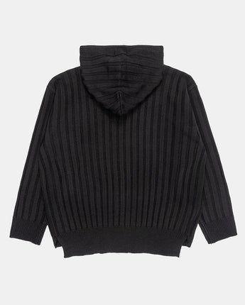 [Raucohouse] Henry neck hooded warmer ribbed over knit 3色 dailylook - コクモト KOCUMOTO