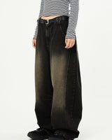 [Raucohouse] Mud Side Incision Balloon Denim Pants 2色 新商品 ストリートファッション - コクモト KOCUMOTO