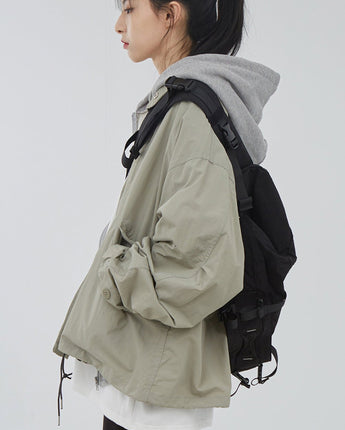 [raucohouse] Nylon buckle messenger bag 2色 新商品 デイリー 男女共用 - コクモト KOCUMOTO