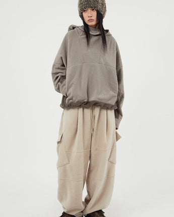 [Raucohouse] Tilt Cargo Fleece Banding Pants 3色 (UNISEX) - コクモト KOCUMOTO