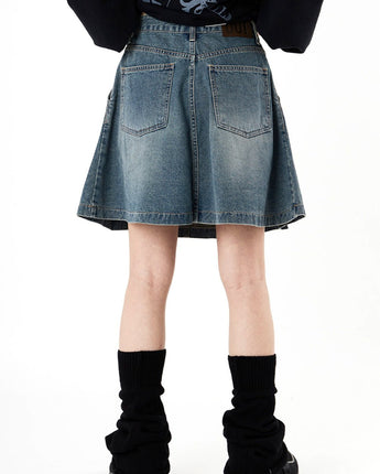 [Raucohouse] Washed tennis denim skirt 2色 _ 新商品 女性服 - コクモト KOCUMOTO