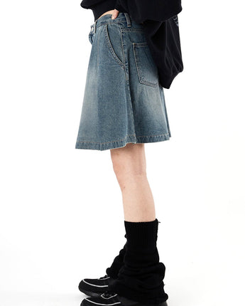 [Raucohouse] Washed tennis denim skirt 2色 _ 新商品 女性服 - コクモト KOCUMOTO