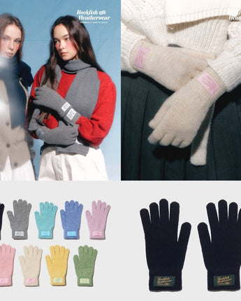 [ROCKFISH WEATHERWEAR] 23F/W FLUFFY SHORT GLOVES - 9color - コクモト KOCUMOTO