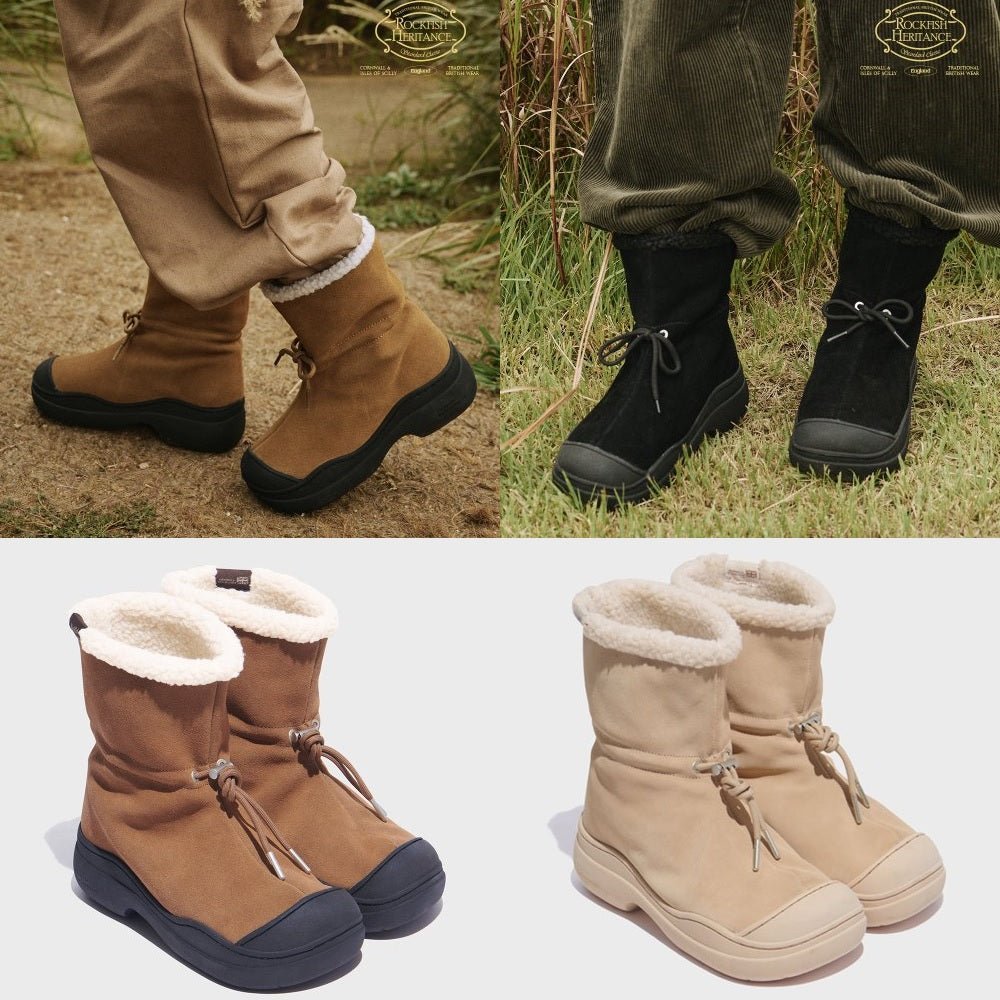 [ROCKFISH WEATHERWEAR] 23F/W HAYDEN DRAW STRING WINTER BOOTS - 4color - コクモト KOCUMOTO