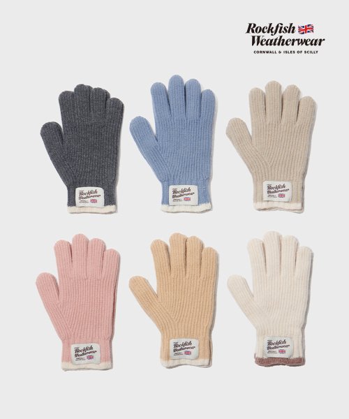 [ROCKFISH WEATHERWEAR] 23F/W WOOLY SHORT GLOVES - 6color - コクモト KOCUMOTO