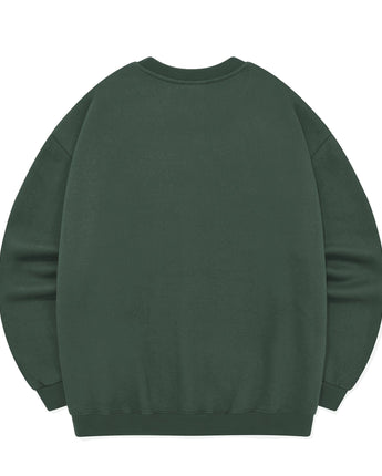 [SAINTPAIN] 23F/W SP TEAM LEAGUE CREWNECK-GREEN - コクモト KOCUMOTO