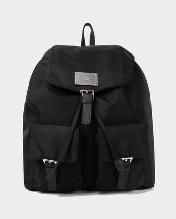 [SALAD BOWLS] SYMBOL NYLON BACKPACK [BLACK] 女性バッグ デイリーバッグ - コクモト KOCUMOTO