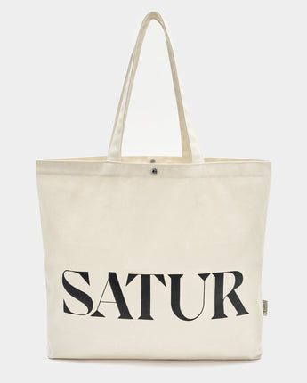 [SATUR] Logo All Day Canvas Bag 2色 新商品 韓国ファッション - コクモト KOCUMOTO