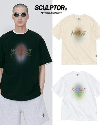 [SCULPTOR] 2022 S/S Colour Logo Tee 3色 デイリー 男女共用 韓国人気 - コクモト KOCUMOTO