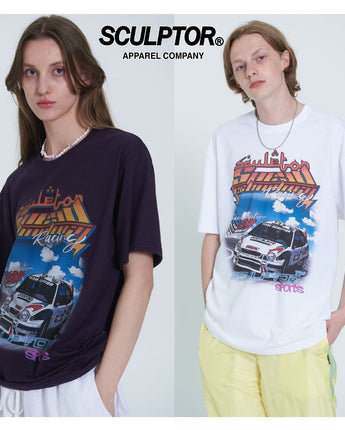 [SCULPTOR] 2022 S/S Formula One T-Shirts 3色 デイリー 男女共用 韓国人気 - コクモト KOCUMOTO