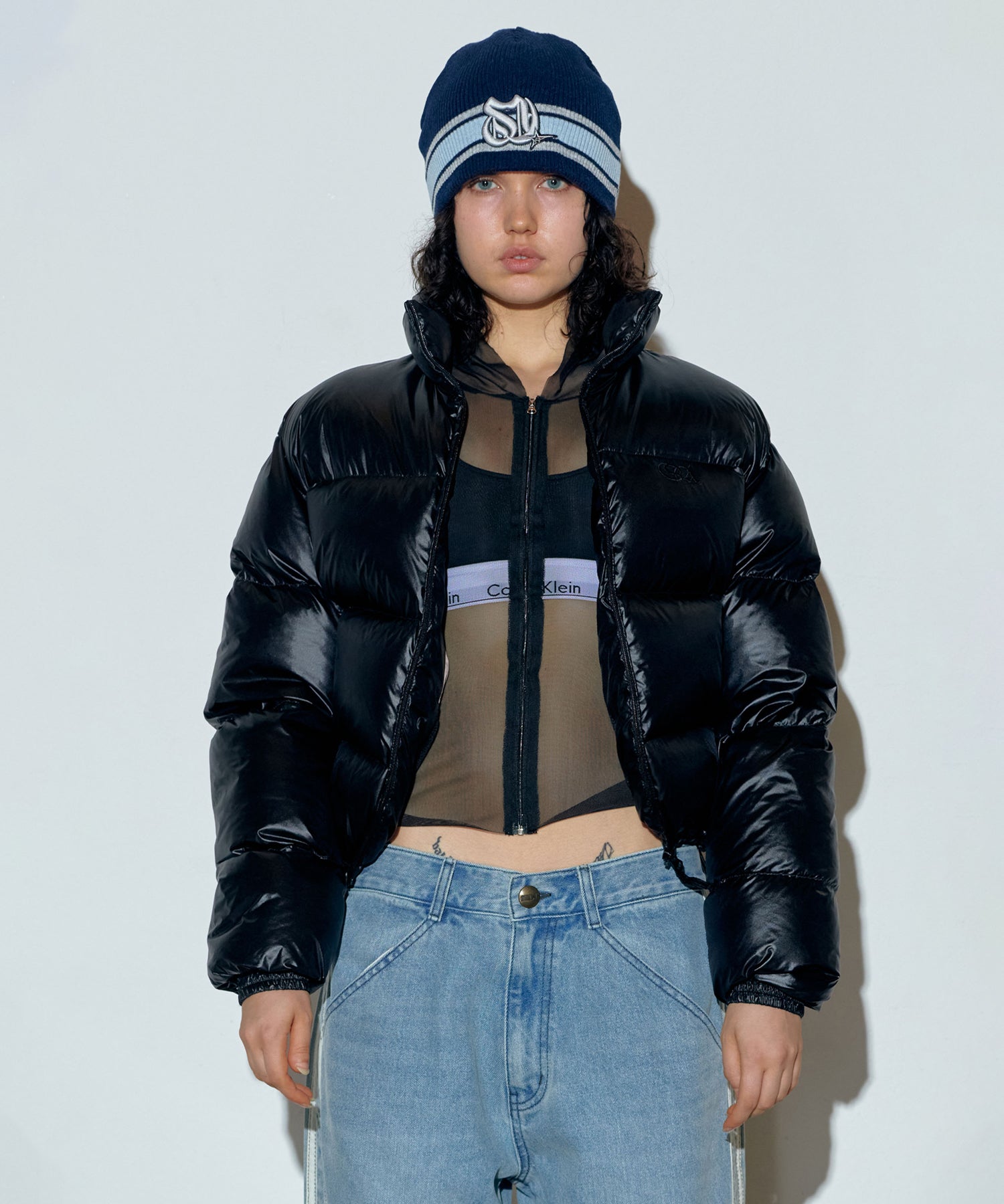 [SCULPTOR] 23F/W 104 RDS Cropped Puffer Down Black - コクモト KOCUMOTO