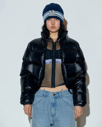 [SCULPTOR] 23F/W 104 RDS Cropped Puffer Down Black - コクモト KOCUMOTO