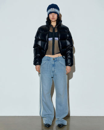 [SCULPTOR] 23F/W 104 RDS Cropped Puffer Down Black - コクモト KOCUMOTO