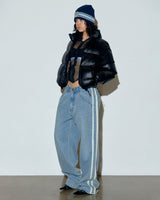 [SCULPTOR] 23F/W 104 RDS Cropped Puffer Down Black - コクモト KOCUMOTO