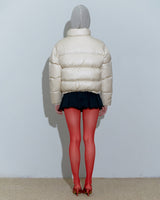 [SCULPTOR] 23F/W 104 RDS Cropped Puffer Down Pearl - コクモト KOCUMOTO