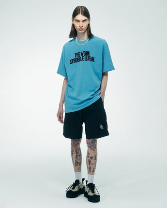 [SCULPTOR] 23S/S 韓国人気 Work Struggle Tee 3色 新商品 男女共用 ストリートファッション - コクモト KOCUMOTO