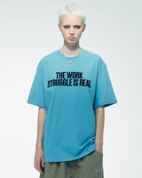 [SCULPTOR] 23S/S 韓国人気 Work Struggle Tee 3色 新商品 男女共用 ストリートファッション - コクモト KOCUMOTO