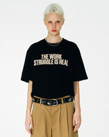 [SCULPTOR] 23S/S 韓国人気 Work Struggle Tee 3色 新商品 男女共用 ストリートファッション - コクモト KOCUMOTO