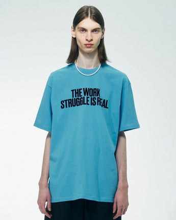 [SCULPTOR] 23S/S 韓国人気 Work Struggle Tee 3色 新商品 男女共用 ストリートファッション - コクモト KOCUMOTO