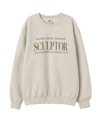 [SCULPTOR] Classic Logo Sweatshirt 3色 新商品 男女共用 カップルアイテム - コクモト KOCUMOTO