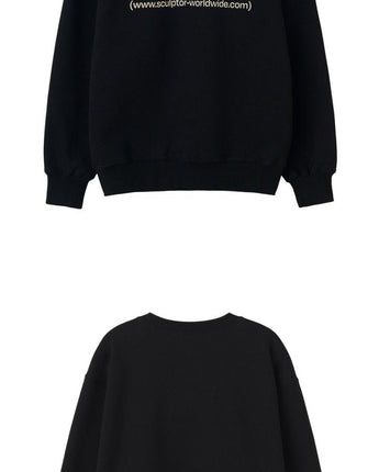 [SCULPTOR] Classic Logo Sweatshirt 3色 新商品 男女共用 カップルアイテム - コクモト KOCUMOTO