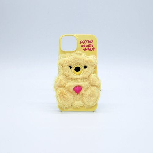 [SECOND UNIQUE NAME] [韓国人気] SUN CASE PATCH FUR BEAR 2色 - コクモト KOCUMOTO