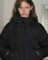 [sinoon] 23F/W IBBON DETAIL PUFFER JACKET (BLACK) - コクモト KOCUMOTO