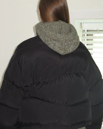 [sinoon] 23F/W PUFFER JACKET (BLACK) - コクモト KOCUMOTO