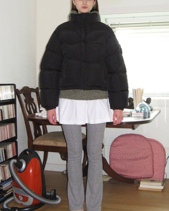 [sinoon] 23F/W PUFFER JACKET (BLACK) - コクモト KOCUMOTO