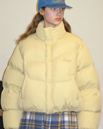 [sinoon] 23F/W PUFFER JACKET (BUTTER) - コクモト KOCUMOTO