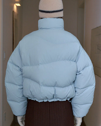 [sinoon] 23F/W PUFFER JACKET (SKY BLUE) - コクモト KOCUMOTO