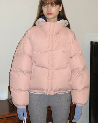 sinoon] 23F/W PUFFER JACKET (SOFT PINK) - コクモト KOCUMOTO