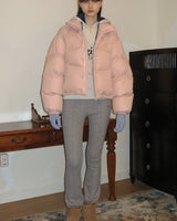 [sinoon] 23F/W PUFFER JACKET (SOFT PINK) - コクモト KOCUMOTO