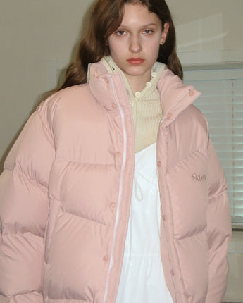 [sinoon] 23F/W PUFFER JACKET (SOFT PINK)