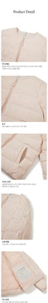 [SNOWPEAK APPAREL] Land Women's Lightweight Down Jacket _Light Pink (S23WWGDJ61LP) グースダウン - コクモト KOCUMOTO