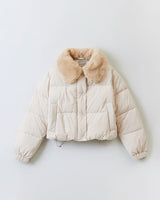 [SPAO][韓国人気 Fur Collar Crop Puffer_ [3色]新商品 韓国人気 冬ジャンパー 冬のファッション 女性服 - コクモト KOCUMOTO