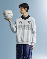 [SPAO] Piping collar neck sweatshirt (起毛) 2色 (SPMWD4TC04) - コクモト KOCUMOTO