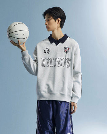 [SPAO] Piping collar neck sweatshirt (起毛) 2色 (SPMWD4TC04) - コクモト KOCUMOTO