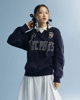 [SPAO] Piping collar neck sweatshirt (起毛) 2色 (SPMWD4TC04) - コクモト KOCUMOTO