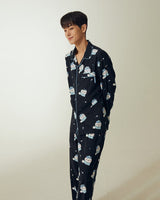 [SPAO][ちいかわ] Something small and cute pajamas 3色 新商品 ホームウェア パジャマ 男女共用 カップルアイテム 長袖パジャマ - コクモト KOCUMOTO