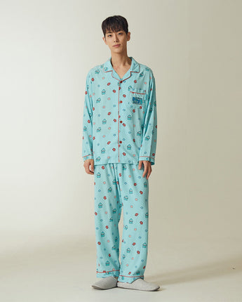 [SPAO][Sanrio characters] サンリオキャラクターズ long sleeve pajamas 4色 新商品 ホームウェア パジャマ 男女共用 カップルアイテム 長袖パジャマ - コクモト KOCUMOTO