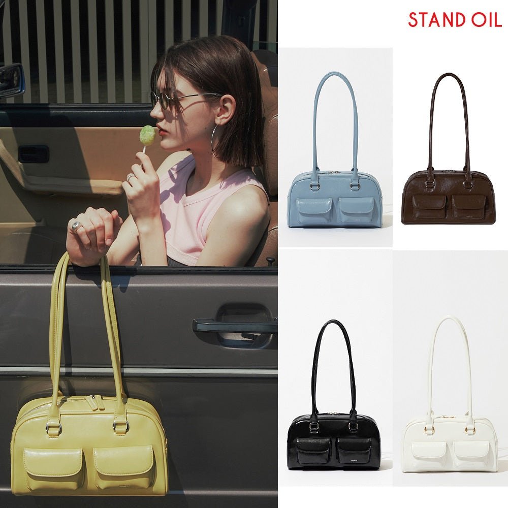 [STAND OIL] Chubby bag_5色 女性バッグ ハンドバッグ ポーチ 韓国人気 韓国ファッション - コクモト KOCUMOTO