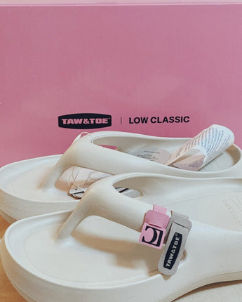 [Taw&Toe x Low Classic] Platform Flip Flop Cream - コクモト KOCUMOTO