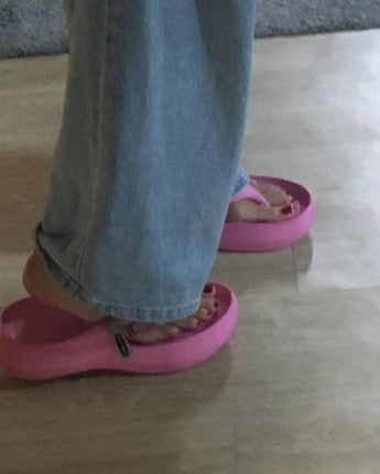 [Taw&Toe x Low Classic] Platform Flip Flop Pink - コクモト KOCUMOTO