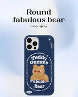 [THE NINE MALL] [SEVENTEEN_DK 使用] round fabulous bear [hard phone case] / iPhone前機種 - コクモト KOCUMOTO