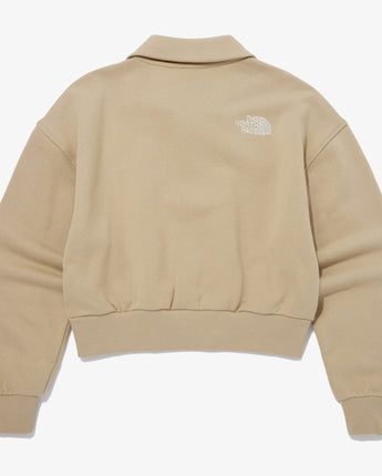 [The North Face] ESSENTIAL HALF ZIP SWEATSHIRTS _ BEIGE(NM5MQ04D) 新商品 - コクモト KOCUMOTO