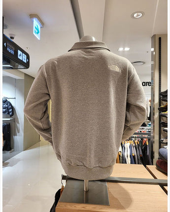 [The North Face] ESSENTIAL HALF ZIP SWEATSHIRTS _ MELANGE_GREY(NM5MQ04C) 新商品 - コクモト KOCUMOTO