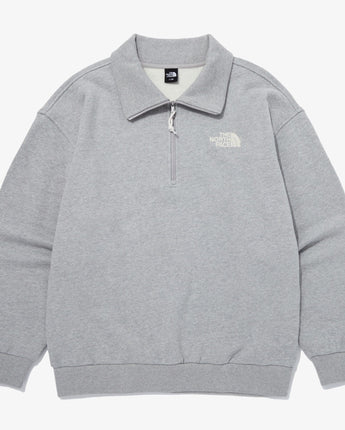 [The North Face] ESSENTIAL HALF ZIP SWEATSHIRTS _ MELANGE_GREY(NM5MQ04C) 新商品 - コクモト KOCUMOTO